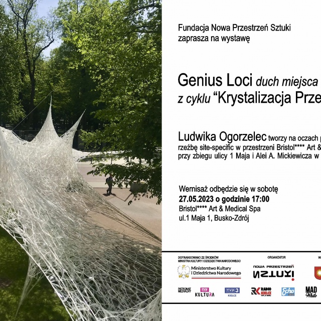 Ludwika Ogorzelec / Genius Loci – Duch Miejsca / zaproszenie