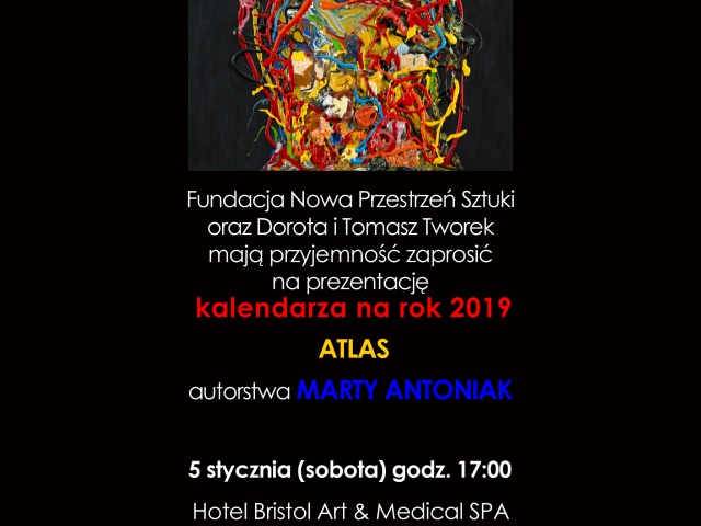 Kalendarz na rok 2019 „Atlas” Marty Antoniak