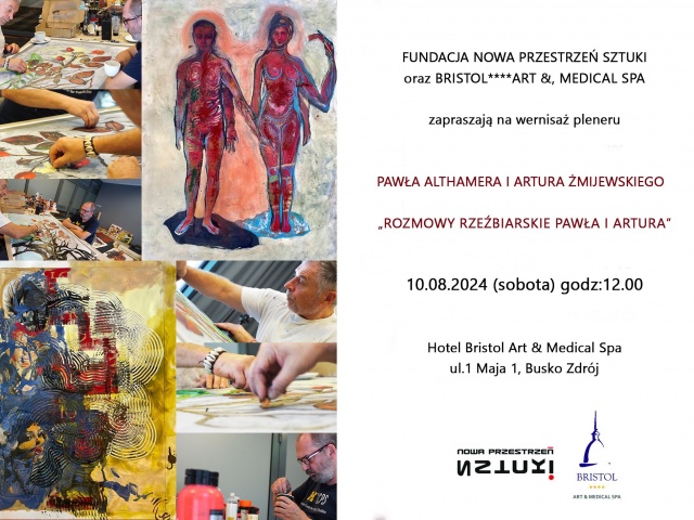 Rozmowy rzeźbiarskie Pawła i Artura / Paweł Althamer i Artur Żmijewski zaproszenie
