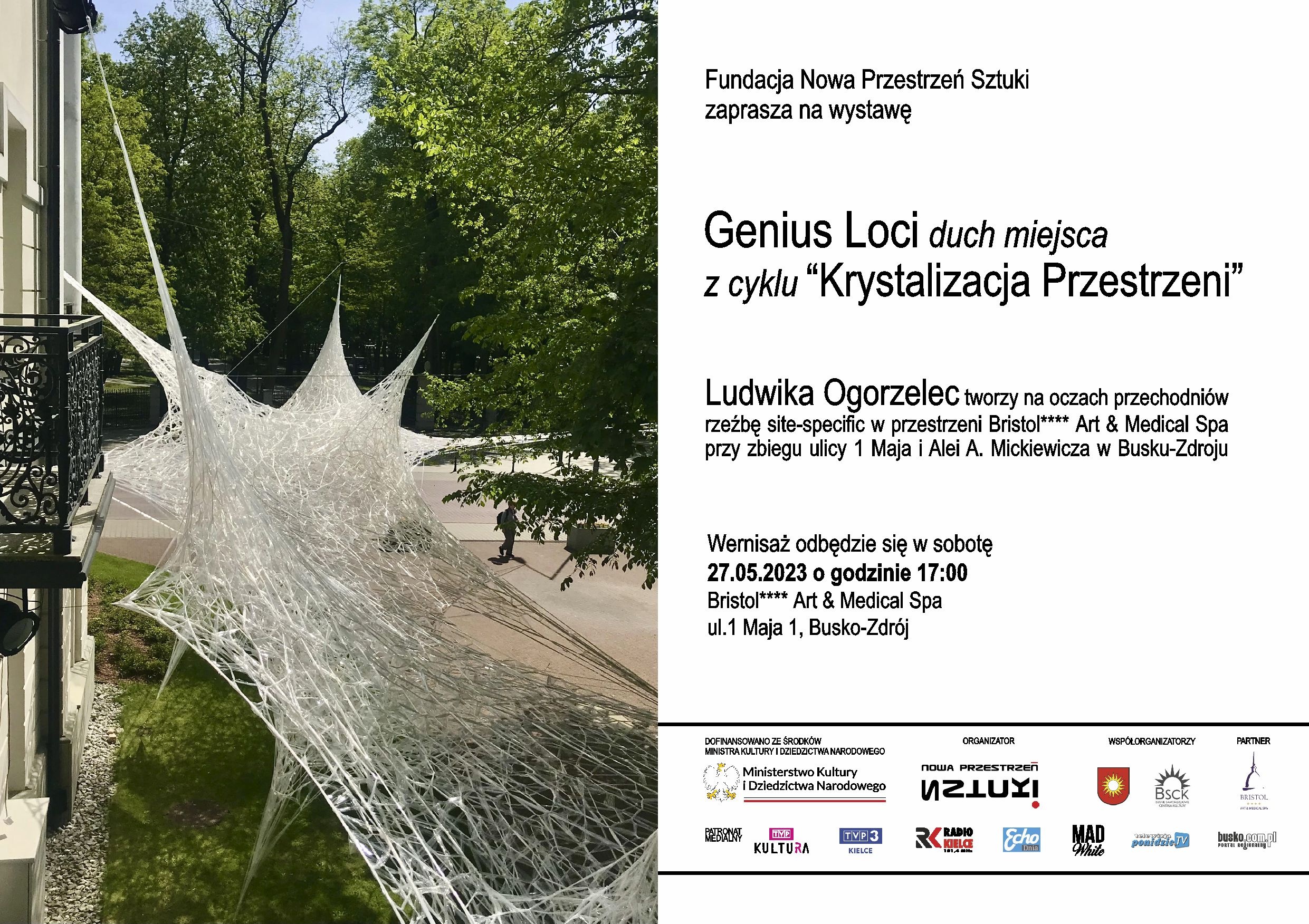 Ludwika Ogorzelec / Genius Loci – Duch Miejsca / zaproszenie