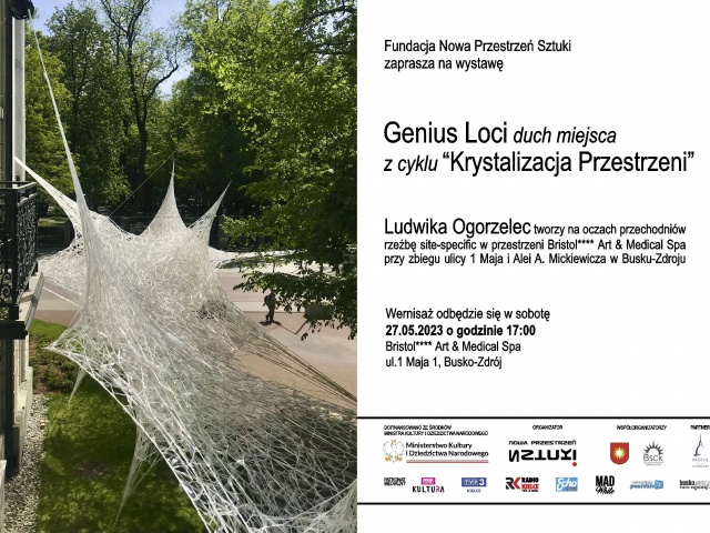 Ludwika Ogorzelec / Genius Loci – Duch Miejsca / zaproszenie